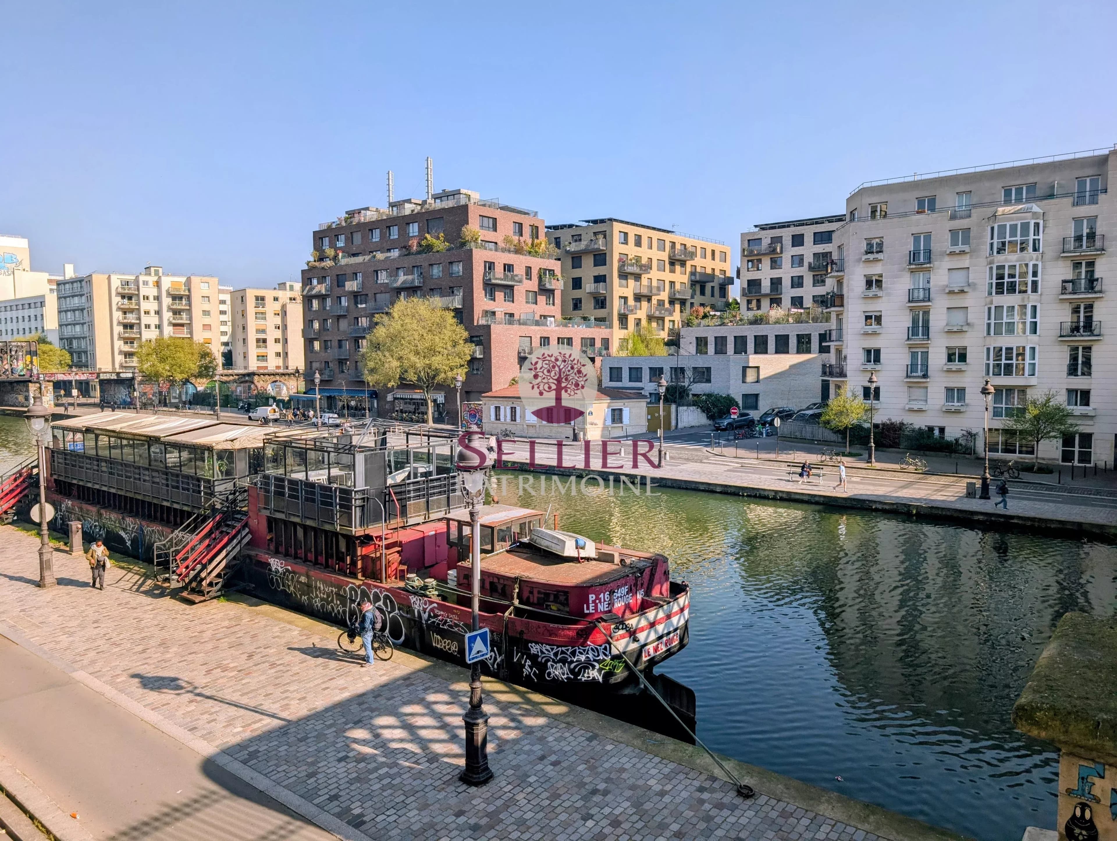 Bureau 467m² à Paris 19ème - Bureaux ERP 4 PMR – Paris 19 – Canal de l’Ourcq – 457 m² – Rendement 6,52 % – Locataire institutionnel Investissement Tertiaire Paris 19e :Rendement Cible 7,46 %